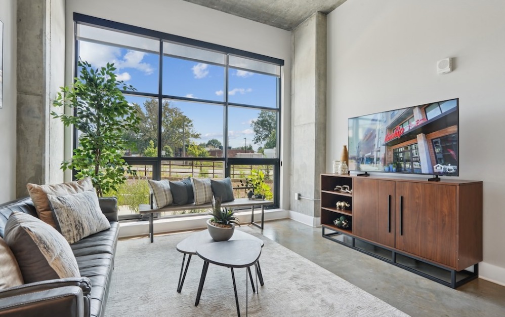 B7 - 2 bedroom floorplan layout with 2 bathrooms and 981 square feet